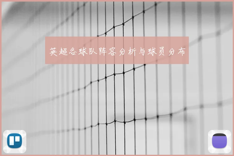 英超各球队阵容分析与球员分布
